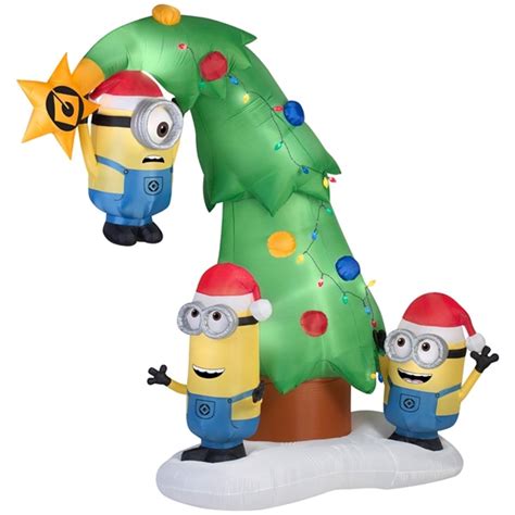 christmas minion inflatable